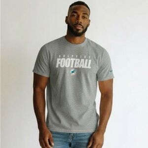 Nike The Nike Tee Graphic Tee Shirt Football CK1067-063 Heather Gray Size 3XL